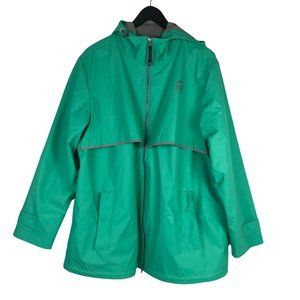 UPS Company Raincoat Jacket Womens 2XL Green